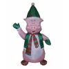 inflatable christmas decoration/pig cartoon gifts