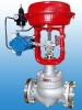 * Cage guided globe control valve