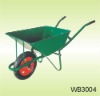 The tray material:steel,powder coating,wheelbarrow