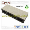 Outdoor hollow 30 mm thick 139 mm wide all smooth perforated environmental wood and plastic floor (DK139x030C)