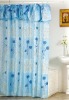 Polyester PEC/PV coated Shower Curtain for bathroom PS1088