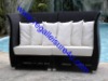 sell double seat garden round rattan sofa sets