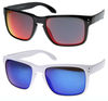 Quality Sports Shades Designer Fashion Sunglasses with Colorful Mirrored Lens