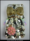 2012 new fashion Luxury Sparkling Bling Crystal Diamond pearl Case for iphone 4s