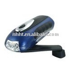 self-powered flashlight hand cranking flashlight rechargeable dynano flashlight