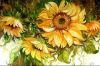 Modern Decoration Sunflowers Art Painting