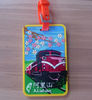 train station promotional luggage tag for traveller