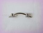 Eyebrow titanium body piercing jewelry