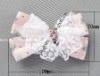 Simple bowknot style hair barrette