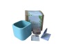 120120 square ceramic flower pot for home and garden decoration