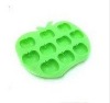 apple shape silicone ice cube tray