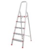 5 steps aluminum household ladder