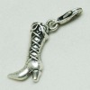 High-heeled Boots Shape Alloy Jewelry Charm