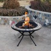 outdoor fire pit table