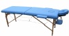 2 section wooden portable massage bed