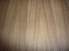 teak face/back and hardwood core plywood