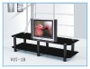 modern tempered glass TV stand V07-1B