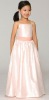 pink pageant dresses for girls with a sash