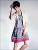 2012 new design ladies dress 2 pieces summer set