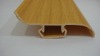 wooden color printing plastic skirting board of DM-123-14