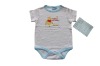 100%cotton interlock lovely printing unisex baby romper