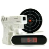 2012 Best seller ,laser gun clock,gun alarm clock