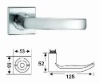 SUS304 Stainless Steel Handle for Door lock 4204-009