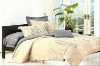 100% cotton, 4pcs pigment printed bed sheet set