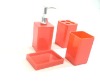 Acrylic bath accessories