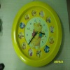 plastic clock,kid clock