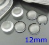 12mm Clear Glass Cabochons Domed Magnifying Round for Photo Jewelry Pendant Inserts