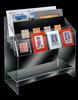 Four tiers acrylic photo frame display stand