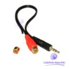 3.5mm 2 RCA Stereo Audio Cable Adapter for iPod MP3 MP4