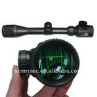 High quality 3-9X illuminated reticle first (Front) focal plane long eye riflescope with best price