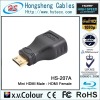 HS-207A,Mini HDMI male to HDMI female Adapter,HDMI adapter