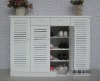 solid wood shoe cabinet for livingroom