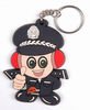 2012 pvc men fashion keychain