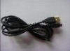 for PS3 USB charge cable Golden plated