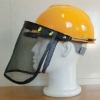 safety helmet with anti-solid splash face mask shield visor