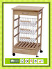 wooden kitchen trolley