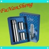 promotional stainless steel mugs gift sets with two cups