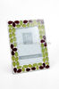 green water-drop mosaic photo frame