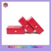 Red leather gift packaging box