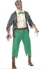 Zombie professor Satin Scary Halloween Costume