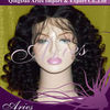 12-24" Sexy Indian Remy Spanish Curly Full Lace wig #1b