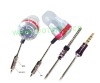 i3D earphone in-ear 4 speakers true 3D stereo metal shell earphone for ipad/MP3