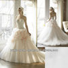 Hot Sale Long Organza Beaded Bodice Pink Wedding Dresses 2012