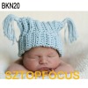 NEWBORN CROCHET HATS BABY KNITTED BEANIES