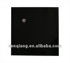 4cm low height high gloss black artificial marble shower base