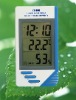 Indoor Thermometer with Humidity Calendar Clock & Alarm